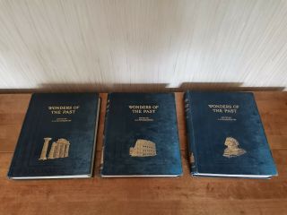Wonders Of The Past J A Hammerton Fleetway House Complete 3 Volumes