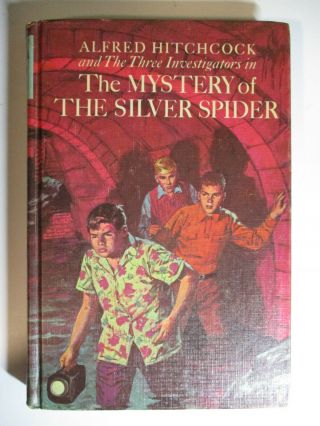 Three Investigators 8,  Mystery Of The Silver Spider,  1st Hardcover,  1967