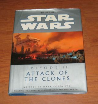 The Art Of Star Wars Episode 2 Attack Of The Clones Large Hc Book Mark Cotta Vaz