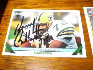 Harry Galbreath Autographed 1993 Topps Football Card 354 Green Bay Packers