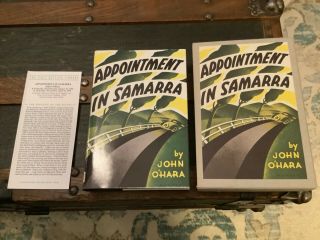 1934 Appointment In Samarra By John O’hara Facsimile First Edition Library