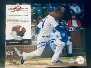 Dexter Fowler Mlb Signed Autographed Chicago Cubs Baseball 8 X 10 Photo