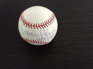 Brooks Robinson Hof Signed Game Baseball Auto Holo Baltimore Orioles Mlb