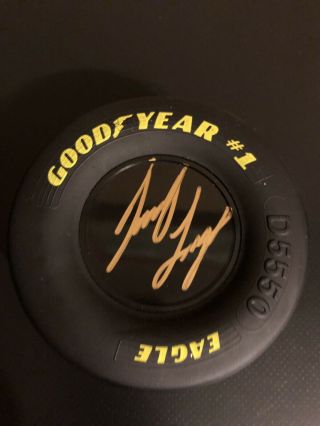 Joey Logano 2018 Champion Mini Good Year Tire Signed With