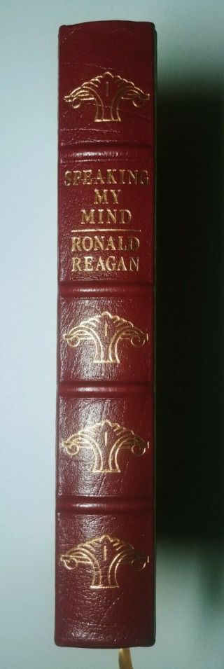Speaking My Mind By Ronald Reagan Selected Speeches (1989,  Easton Press,  Hdbk)