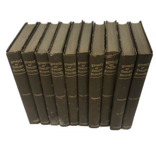 Stories By English Authors,  Scribners 1896 Set Of 10