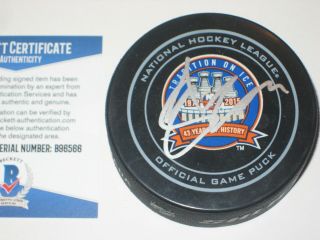 John Tavares Signed Ny Islanders Tradition Official Game Puck,  Beckett