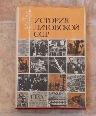 1978 Soviet Lithuanian Book „history Of The Lithuanian Ssr”