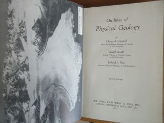 Old PHYSICAL GEOLOGY Book EARTHQUAKE ROCK MINERAL OCEAN RIVER GEOGRAPHY VOLCANO 2