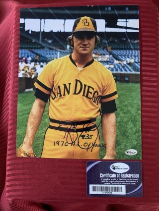 Randy Jones San Diego Padres Signed Autographed Inscribed 8x10 Photo Oa