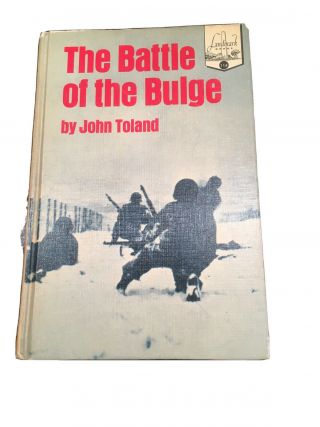 Very Rare And Good The Battle Of The Bulge Landmark 114 Hb/pc Scarce Title
