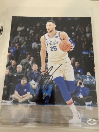 Ben Simmons Philadelphia 76ers Signed Autographed 8x10 Photo With