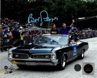 Bob Plager St Louis Blues Autographed Parade 8x10 Photo -
