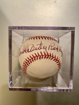 Ted Double Duty Radcliffe Signed Baseball Autographed