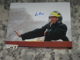 Michigan Wolverines Lee Corso Signed 8x10 Photo Football Autograph