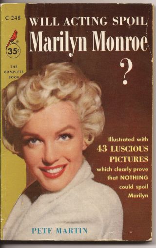 Will Acting Spoil Marilyn Monroe 1957 Cardinal 248 Mti 43 Photos 2nd Very Good
