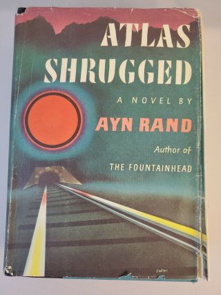 Ayn Rand Atlas Shrugged Hbdj 1957 1st Edition 21st Printing Objectivism