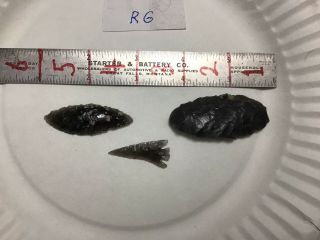 Ancient Indian Artifacts From Southeast Oregon Obsidian Arrowheads
