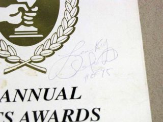 2000 Tampa Sports Awards Program Signed by Wade Boggs Lee Roy Selmon Jim Leavitt 3