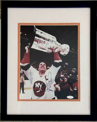Denis Potvin Signed Auto Ny York Islanders Hockey 8x10 Framed Photo Steiner