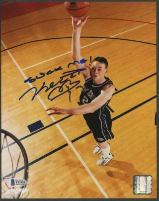 Keith Van Horn Signed 8x10 Photo W/awesome Inscription | Nets Autograph Bas