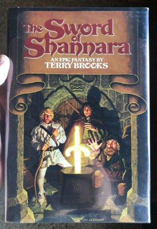 The Sword Of Shannara By Terry Brooks - Early Printing - Mylar Book Cover