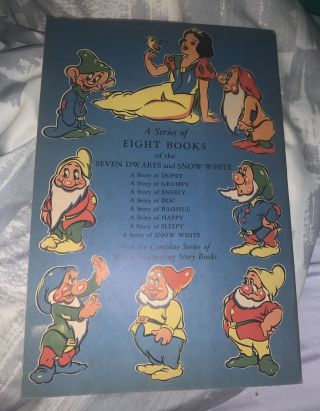 1930s - 40s Walt Disney ' s The Story of Snow White Seven Dwarf Comic Book 2