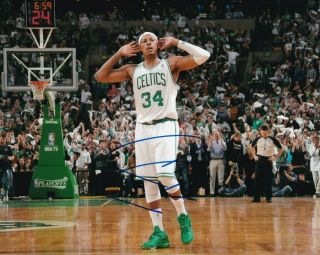 Paul Pierce Boston Celtics Signed Autograph 8x10 Photo