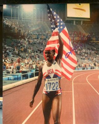 Jackie Joyner - Kersee Signed Photo Usa Olympic Gold Medal 1988,  1992 Beckett D7