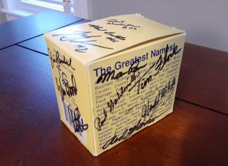 Tg Masters Of Racing Hand Signed Autographed Card Box