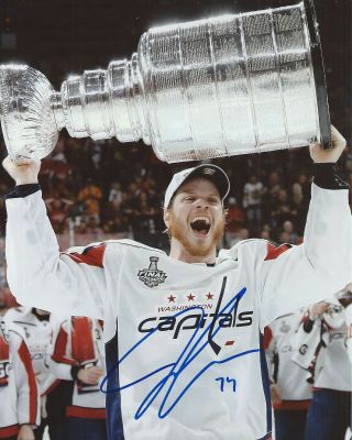John Carlson Signed 8x10 Photo Stanley Cup Washington Capitals Autographed