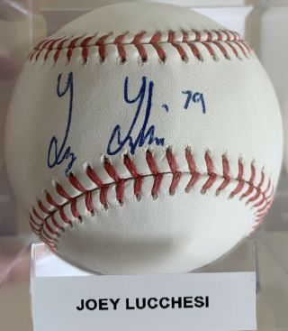 Joey Lucchesi Signed Ball Jsa V80224 Autographed San Diego Padres