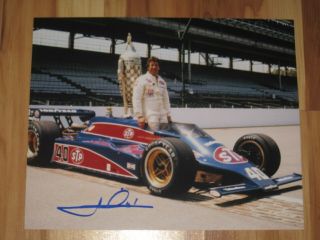 Mario Andretti Signed 8x10 Photo Indy 500 Nascar Racing Autograph 1b