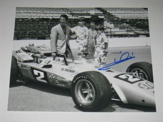 Mario Andretti Signed 8x10 Photo Indy 500 Nascar Racing Autograph 1d