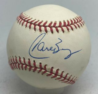 Carlos Baerga Single Signed Baseball Autographed Jsa Indians Mets Padres