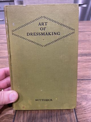 Antique The Art Of Dressmaking By Butterick 1927 London England Art Deco Period