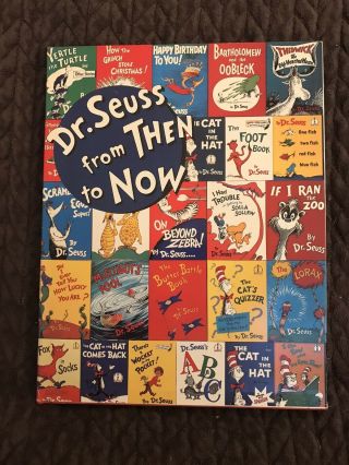 Dr.  Seuss From Then To Now 1st Edition 1986 Retrospect Hardcover Art Book Dj