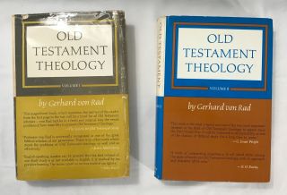 Old Testament Theology Vol.  I & Ii Vintage By Gerhard Von Rad
