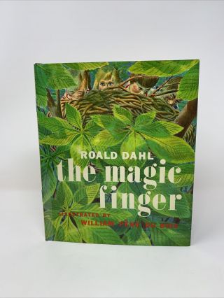 Vintage Book The Magic Finger - Roald Dahl 1966 First Ed Hardback - Dust Jacket
