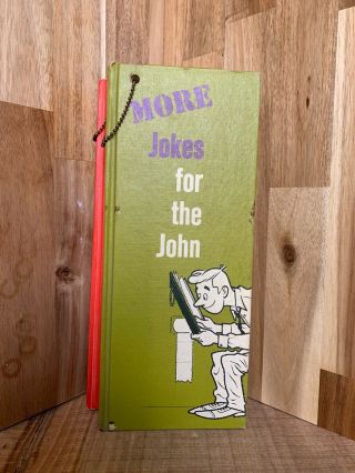 2 Vintage 1960s Hardcover “jokes For The John”,  Non Pc " Jewish Jokes "