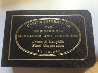 1942 Useful Information For Business Men,  Mechanic Jones & Laughlin Steel Corp