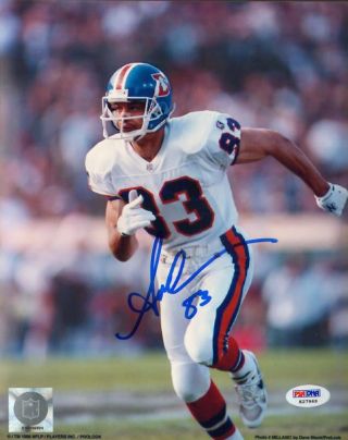 Anthony Miller Signed Broncos Football 8x10 Photo Psa/dna Picture Autograph