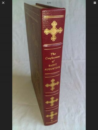 The Confessions Of Saint Augustine,  Easton Press,  Leather Bound