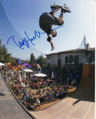 Tony Hawk Signed Autograph 8x10 Photo Skateboard Birdman