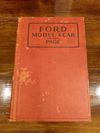 Ford Model " A " Car Victor Page 1930