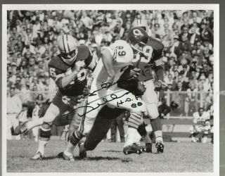 Mike Ditka Chicago Bears " Hof 88 " Autograph Signed 8x10 B&w Photo (b)