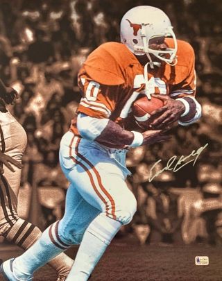 Earl Campbell University Of Texas Signed 16x20 Photo Ec Exclusive Hologram 2