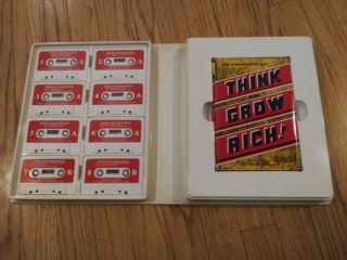 Think and Grow Rich Napoleon Hill Book,  Success Course Eight Cassette Tapes 3