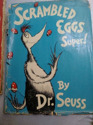 Dr.  Seuss Scrambled Eggs 1953 First Edition Illustrated Children 