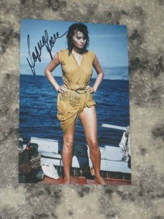 Actress Sophia Loren Signed 4x6 Sexy Photo Autograph 1t
